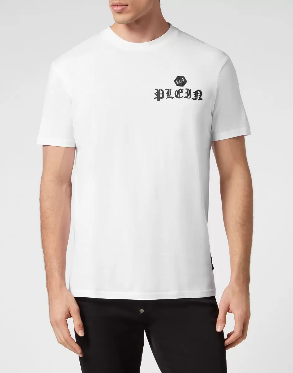 T-Shirt Round Neck Ss Herren White T-Shirt Preisverhandlung Philipp Plein - 1