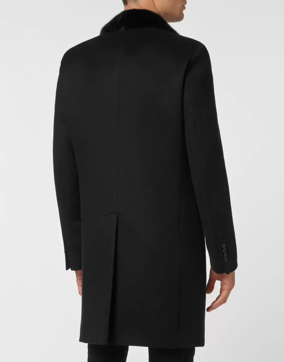 Herren Oberbekleidung & Mäntel Markenstrategie Coat Long Gothic Plein Black Philipp Plein - 2