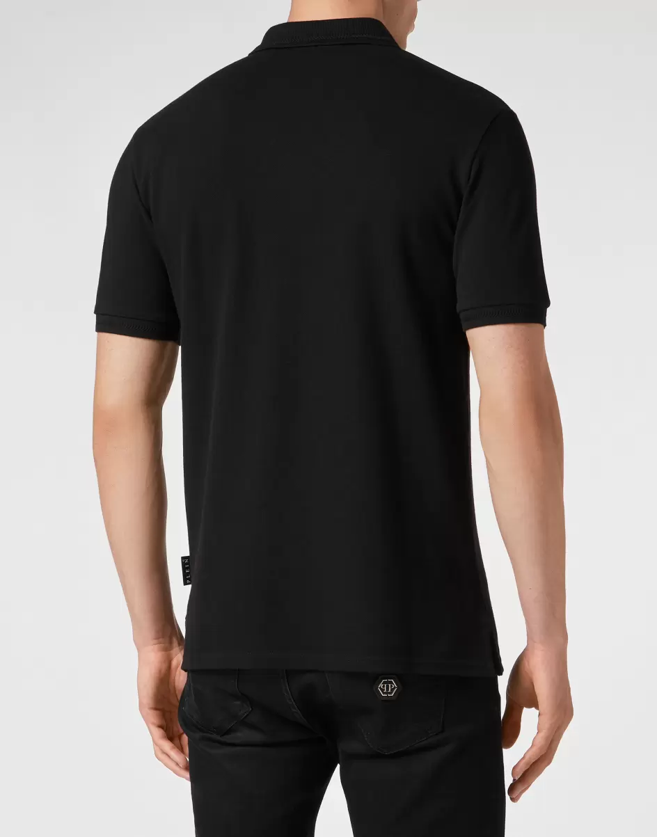 Neues Produkt Poloshirts Polo Shirt Ss Gothic Plein Herren Black Philipp Plein - 2