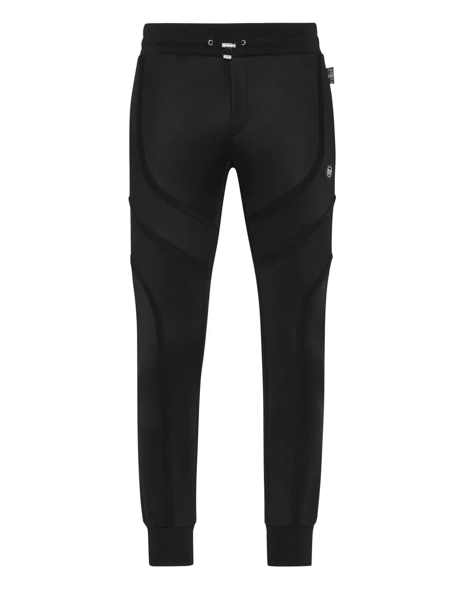 Qualität Herren Black Philipp Plein Street Couture Jogging Trousers Basic