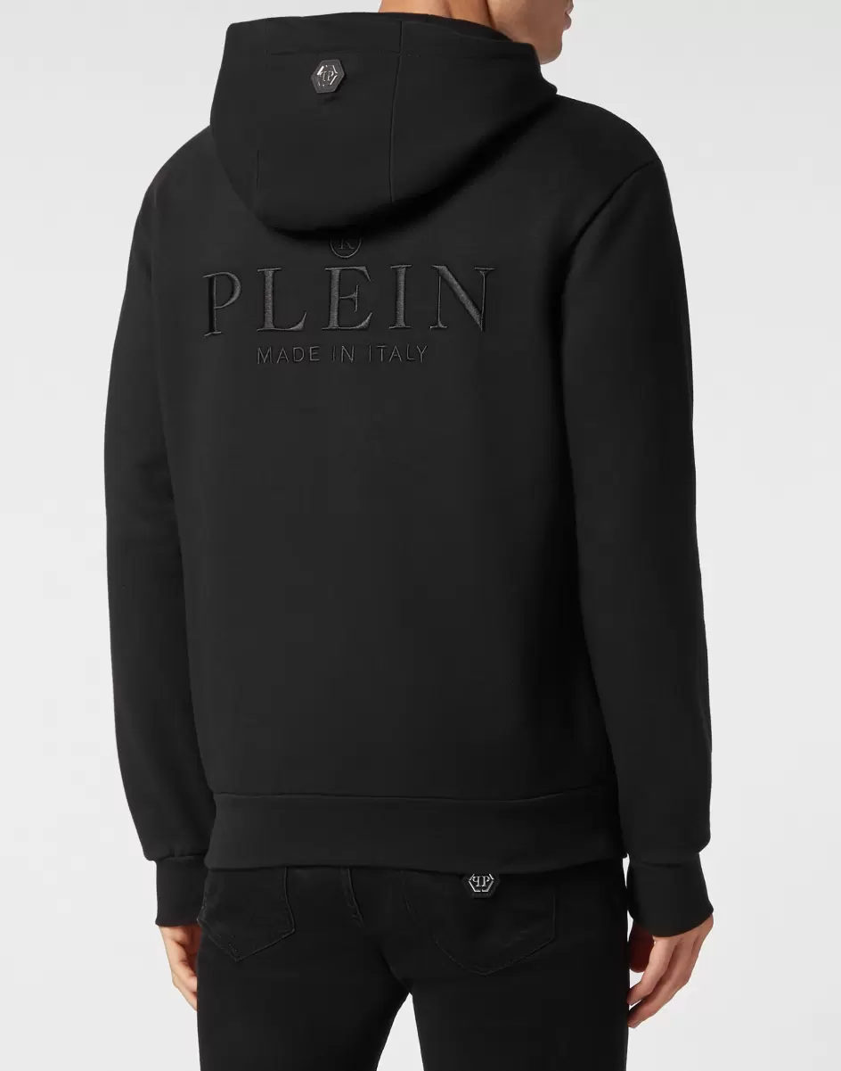 Hoodie Sweatshirt Skull Strass Black Herren Philipp Plein Street Couture Mengenrabatt - 2