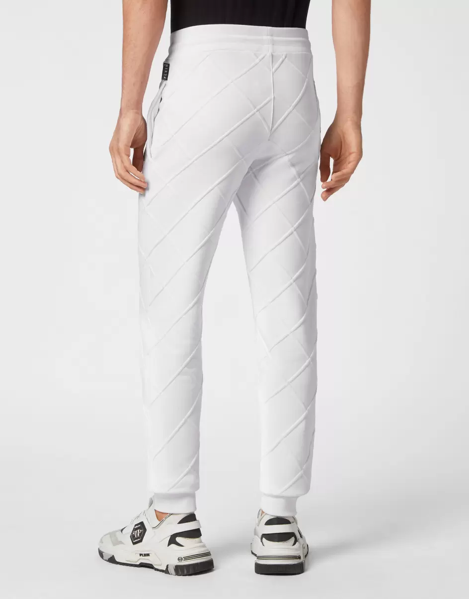 White Philipp Plein Jogging Trousers Street Couture Geschäft Herren - 2