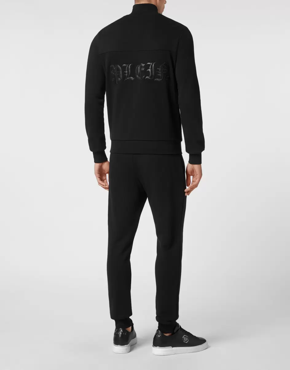 Philipp Plein Black Herren Street Couture Jogging Tracksuit: Top/Trousers Gothic Plein Handhabung - 2