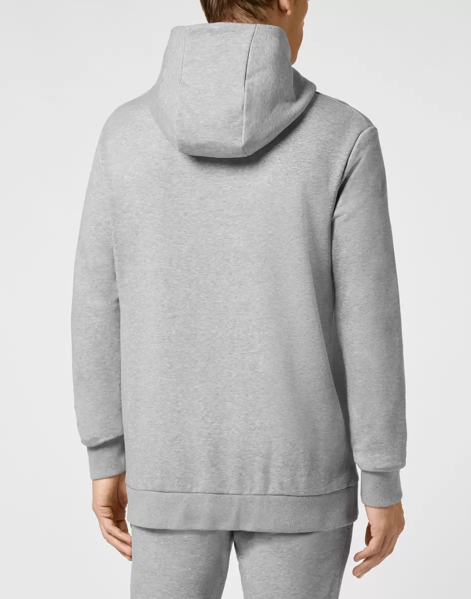 Street Couture Innovation Hoodie Sweatshirt Iconic Plein Philipp Plein Herren Grey - 2