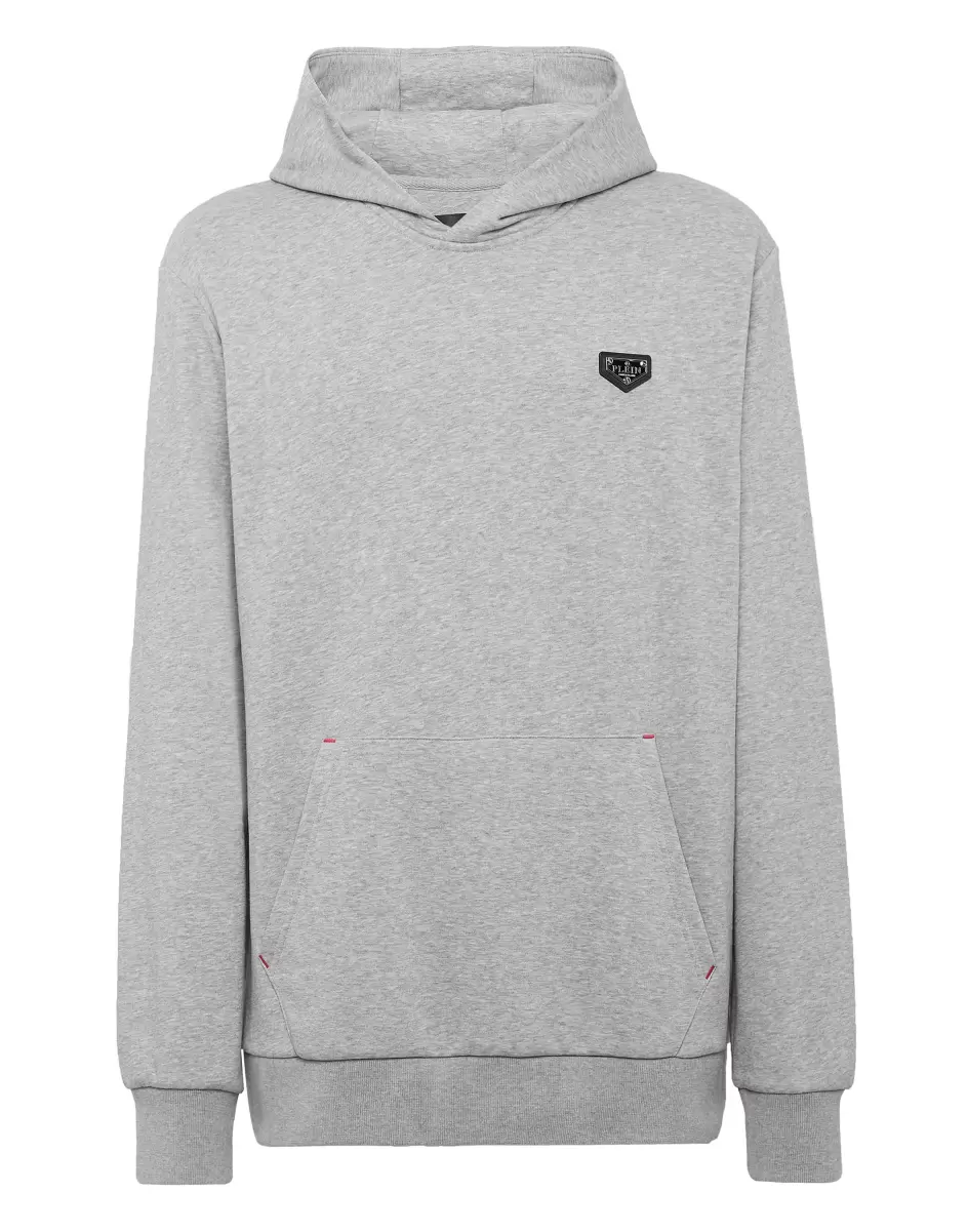 Philipp Plein Grey Herren Hoodie Sweatshirt Iconic Plein Das Günstigste Pullover / Hoodies / Jacken