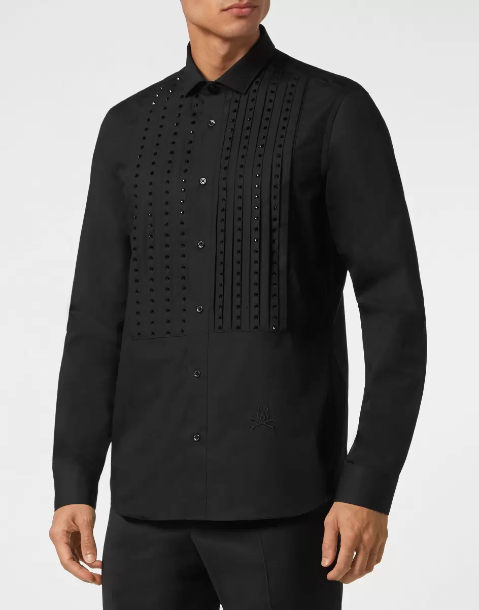 Produkt Herren Black Shirt Black Tie Sartorial Philipp Plein Hemden - 1