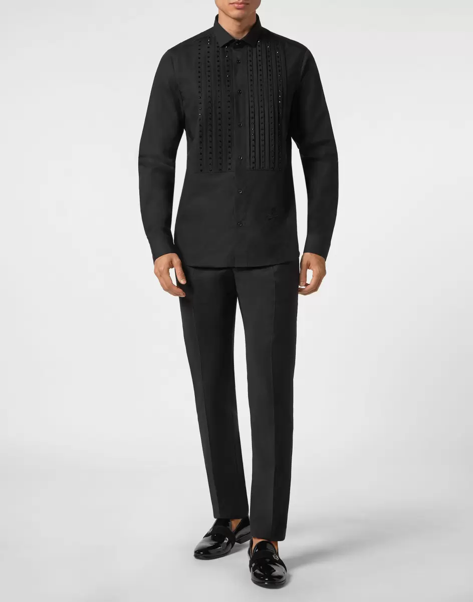 Produkt Herren Black Shirt Black Tie Sartorial Philipp Plein Hemden - 3