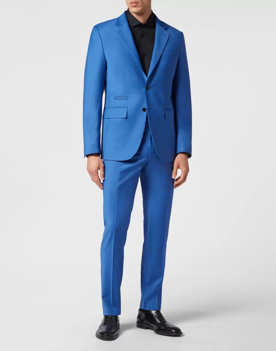Philipp Plein Technologie Sartorial Herren Light Blue Suit: Blazer/Trousers Sartorial - 3