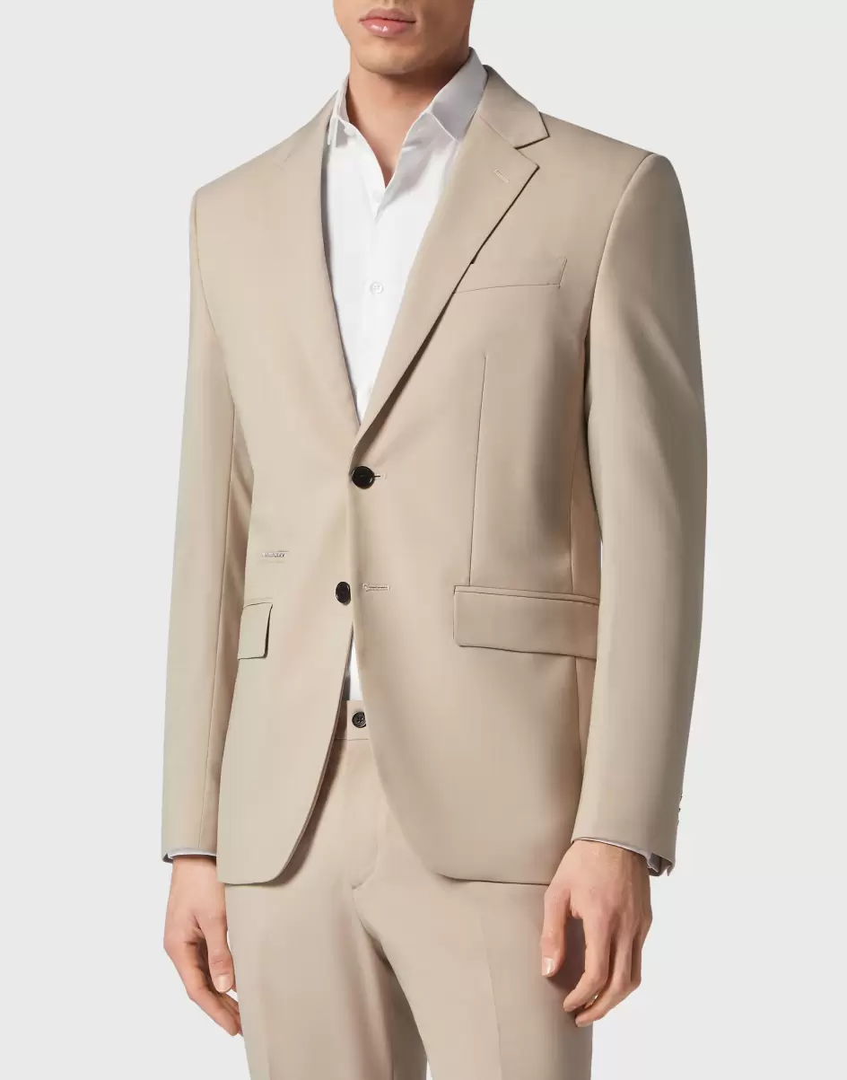 Suit: Blazer/Trousers Sartorial Befehl Philipp Plein Herren Sartorial Beige - 1