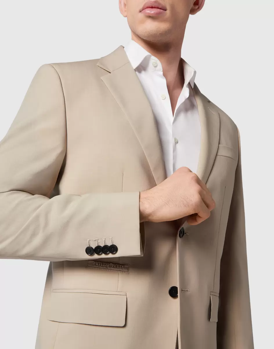 Suit: Blazer/Trousers Sartorial Befehl Philipp Plein Herren Sartorial Beige - 4