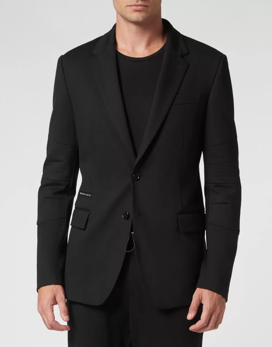 Sartorial Black Philipp Plein Suit:blazer/Trousers Haltbarkeit Herren - 1