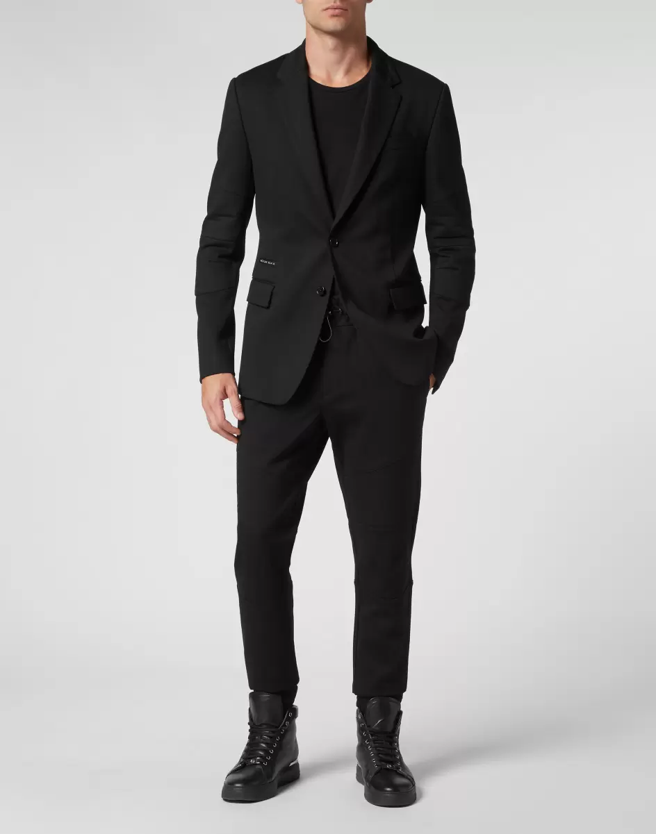 Sartorial Black Philipp Plein Suit:blazer/Trousers Haltbarkeit Herren - 3