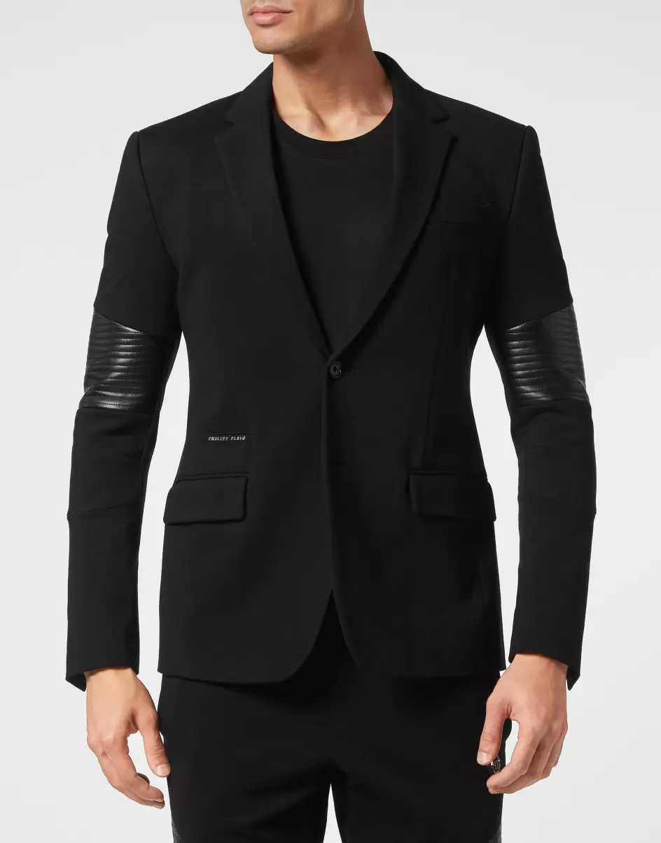 Herren Philipp Plein Sartorial Jogging Suit: Blazer/Trousers Black Eigenschaft - 1