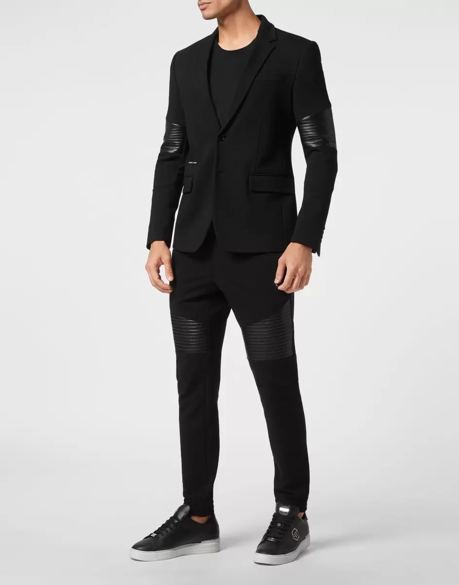 Herren Philipp Plein Sartorial Jogging Suit: Blazer/Trousers Black Eigenschaft - 3