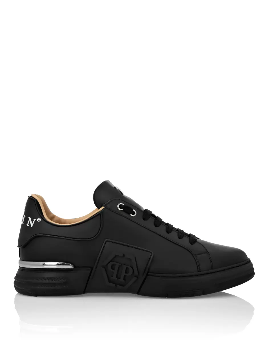 Preissenkung Lo-Top Sneakers Phantom Kick$ Leather Hexagon Black Philipp Plein Herren Low Top Sneakers - 1