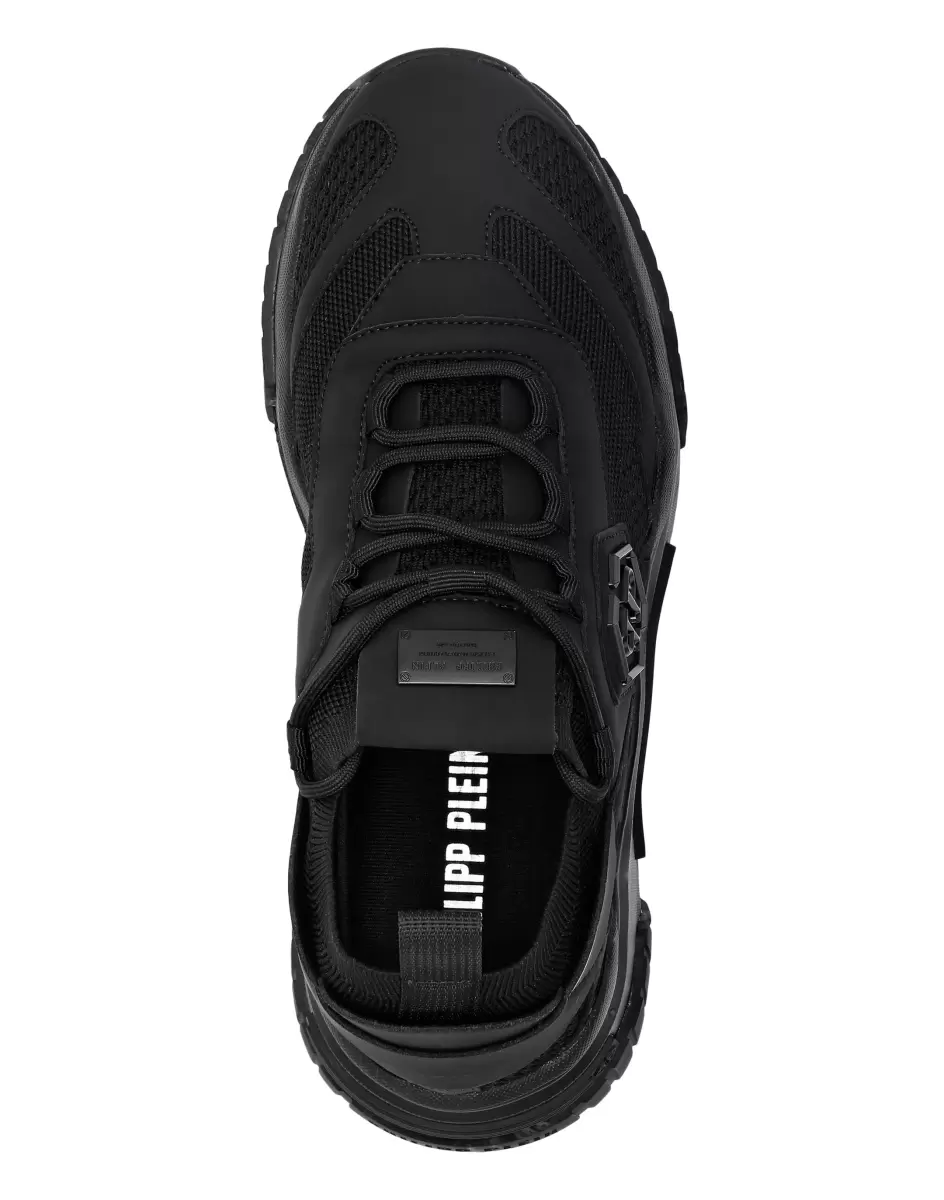 Trainer Sneakers Predator Philipp Plein Herren Low Top Sneakers Ausfahrt Black / Black - 2