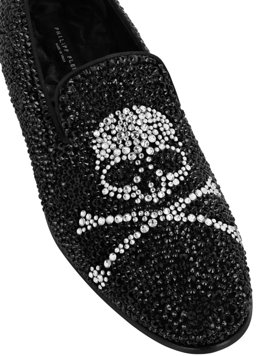 Moccasin Skull&Bones Philipp Plein Exportieren Herren Loafers & Mokassins Black - 3