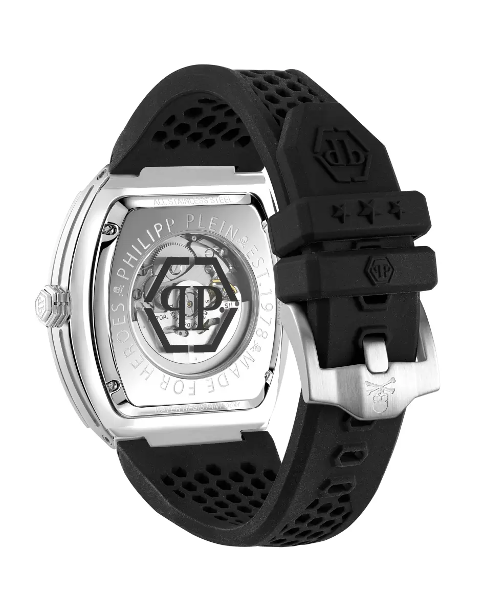 Marketing Philipp Plein Black/Silver Herren The $Keleton Watch Uhren - 1