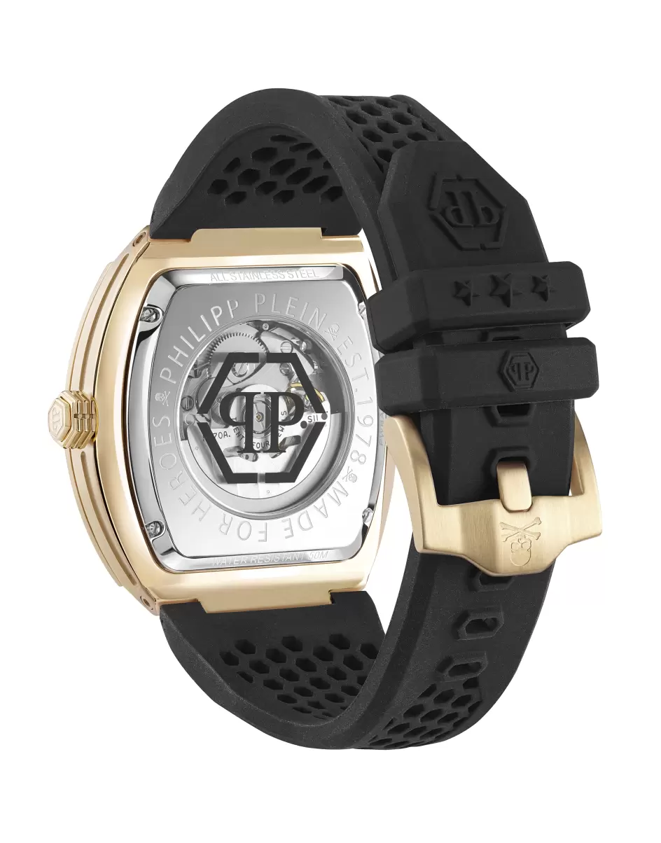 Rabattgutschein Uhren Black / Gold Herren The $Keleton Watch Philipp Plein - 1