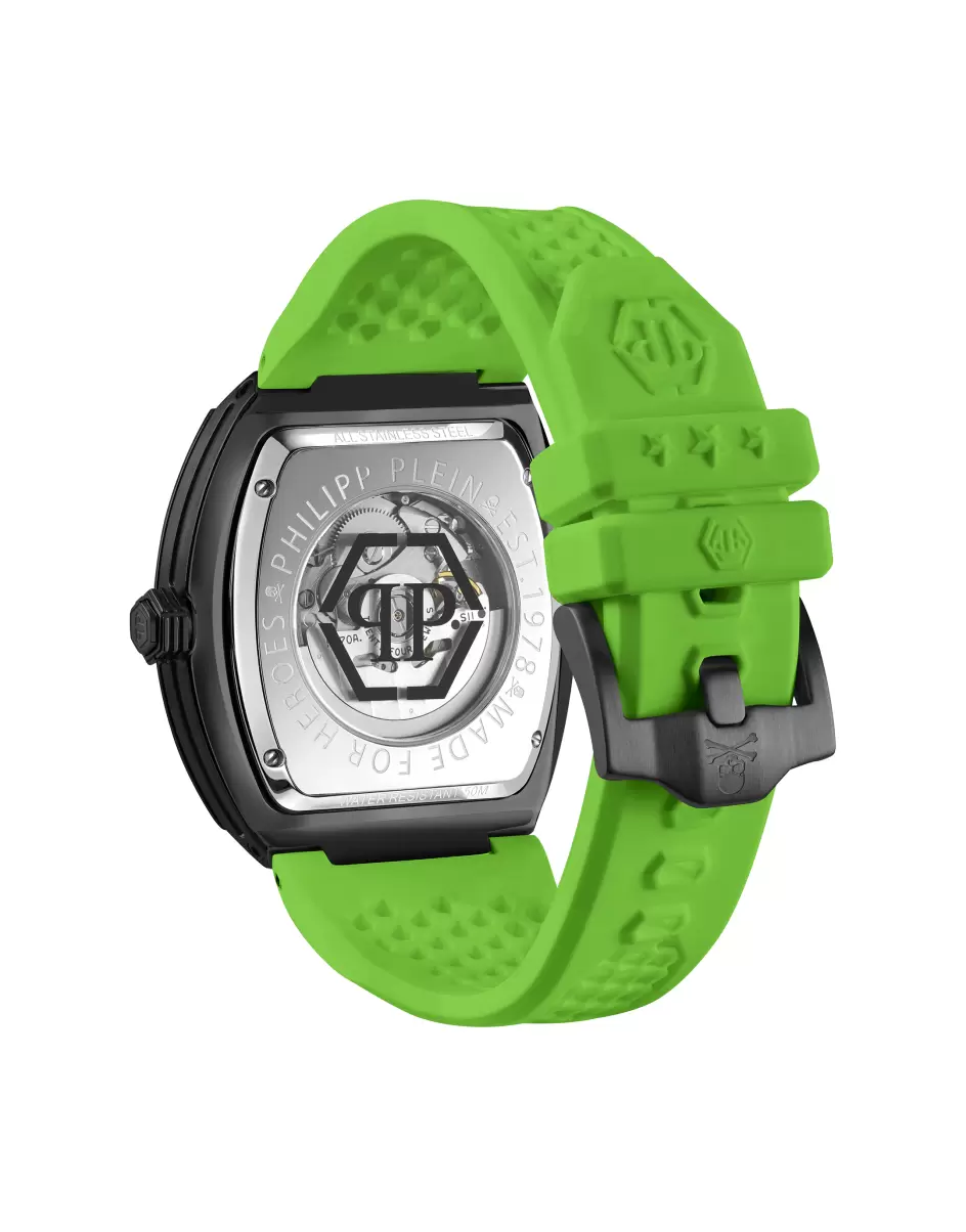 Herren 2024 Green Philipp Plein The $Keleton $Port-Master Neon Viper Watch Uhren - 1