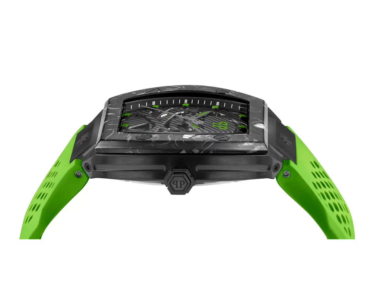 Herren 2024 Green Philipp Plein The $Keleton $Port-Master Neon Viper Watch Uhren - 2