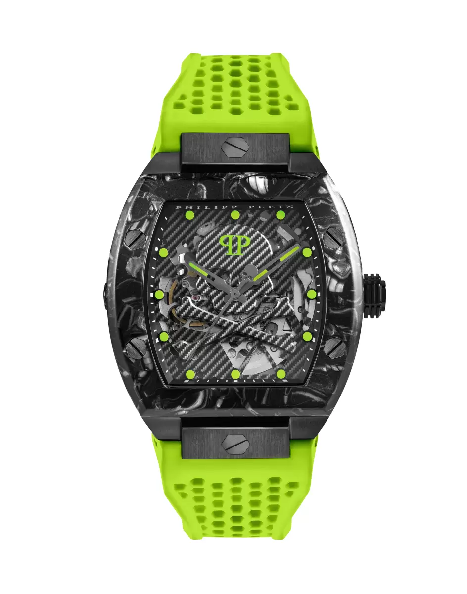 The $Keleton $Port-Master Neon Lime Watch Green Fluo Philipp Plein Herren Uhren Qualität