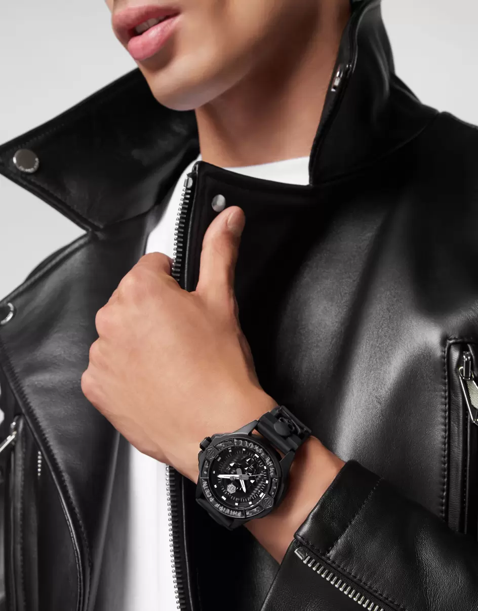 Herren The $Kull Carbon Fiber Watch Verkaufen Uhren Philipp Plein - 4