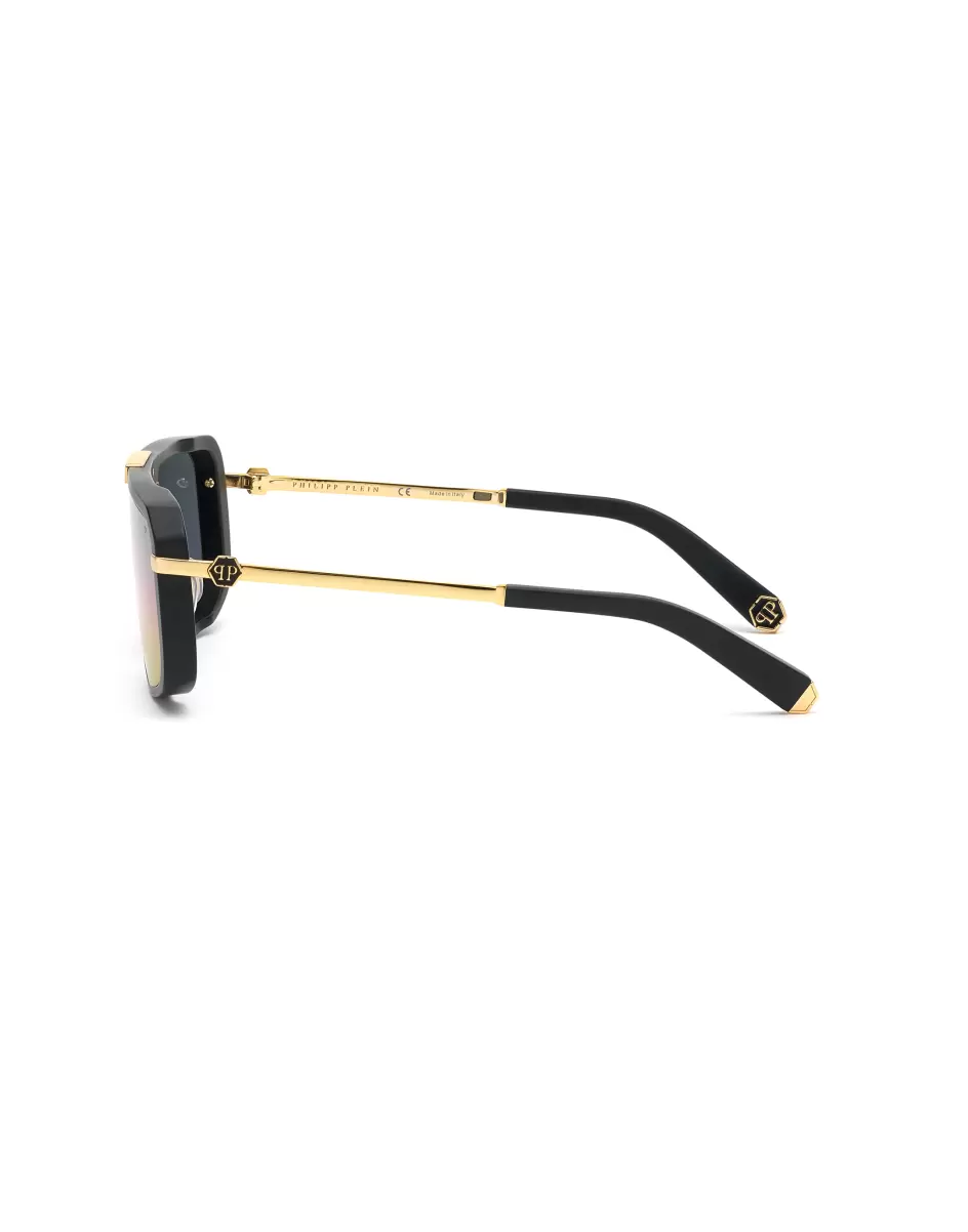 Sunglasses Rectangular Plein Legacy + Nft Norm Philipp Plein Black/Silver Herren Sonnenbrillen - 3
