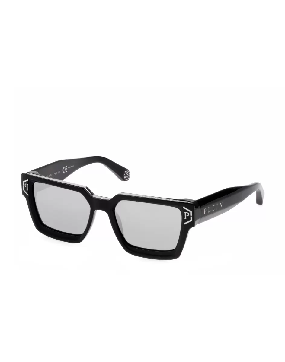 Philipp Plein Sunglasses Plein Brave Shade Zufrieden Black Sonnenbrillen Herren - 1