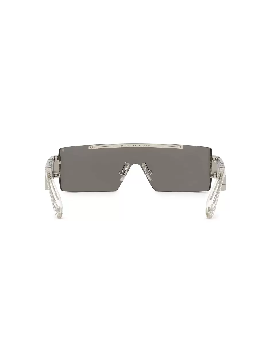 Sonnenbrillen Sunglasses Very Plein Bestehendes Produkt Philipp Plein Herren Silver - 3