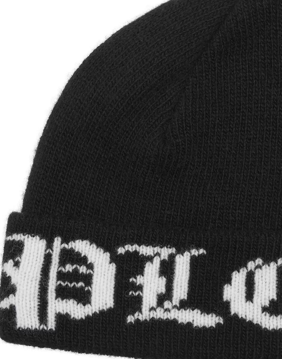 Philipp Plein Produktion Wool Beanie Gothic Plein Black Hüte & Kappen Herren - 1
