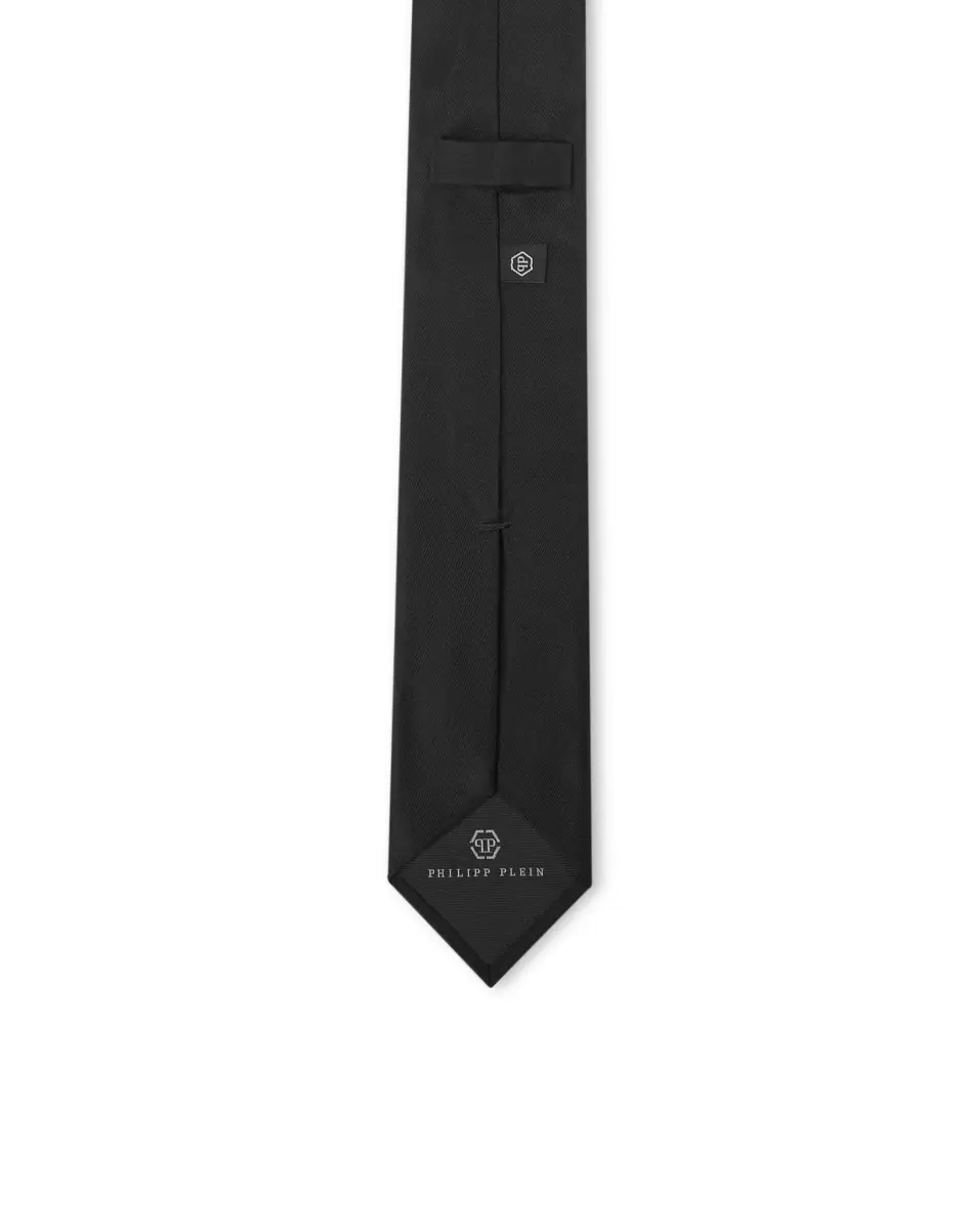 Herren Philipp Plein Black Tie Modernität Krawatten & Einstecktücher - 1