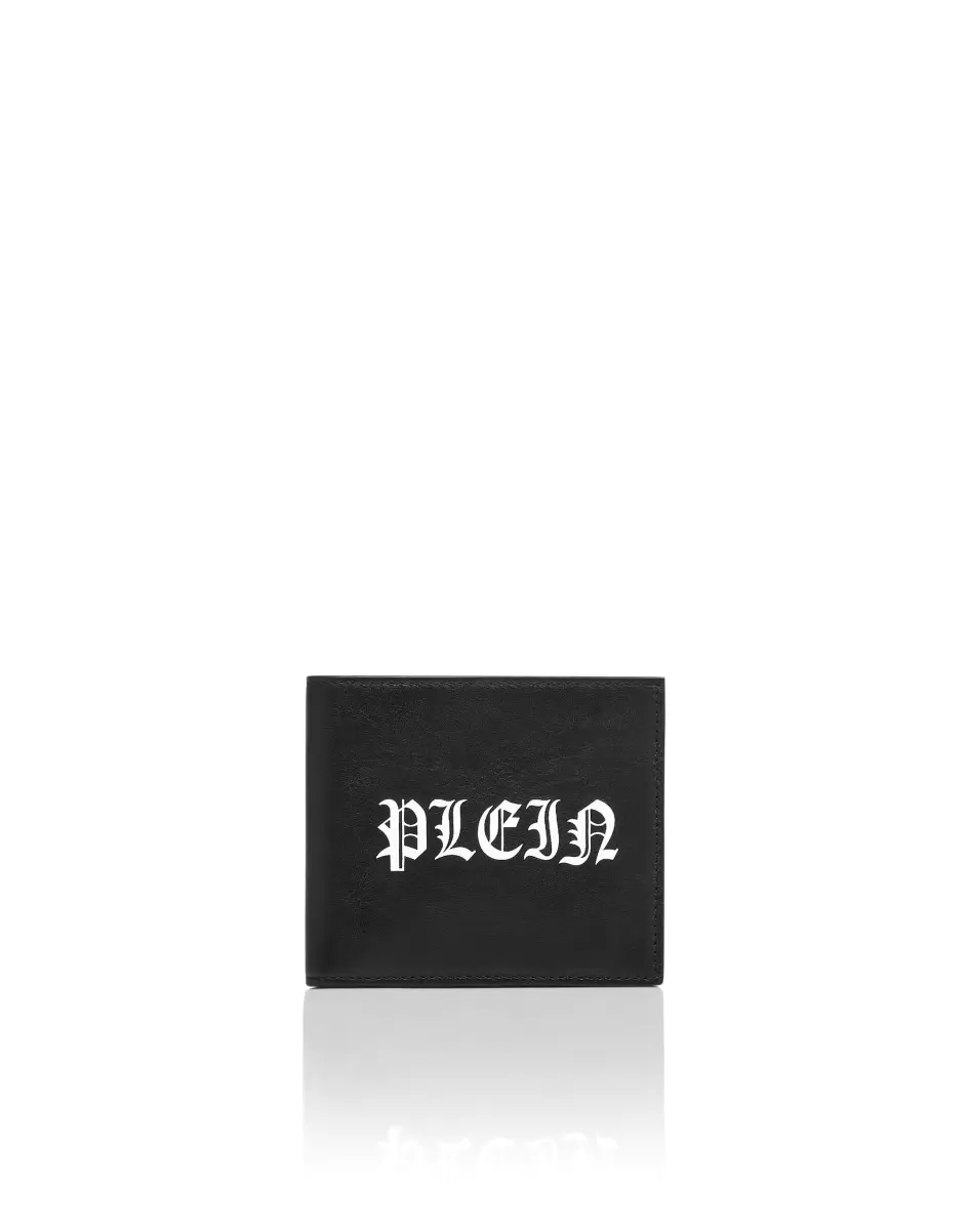 Herren Portemonnaies & Kleine Lederwaren Philipp Plein Mode French Wallet Gothic Plein Black