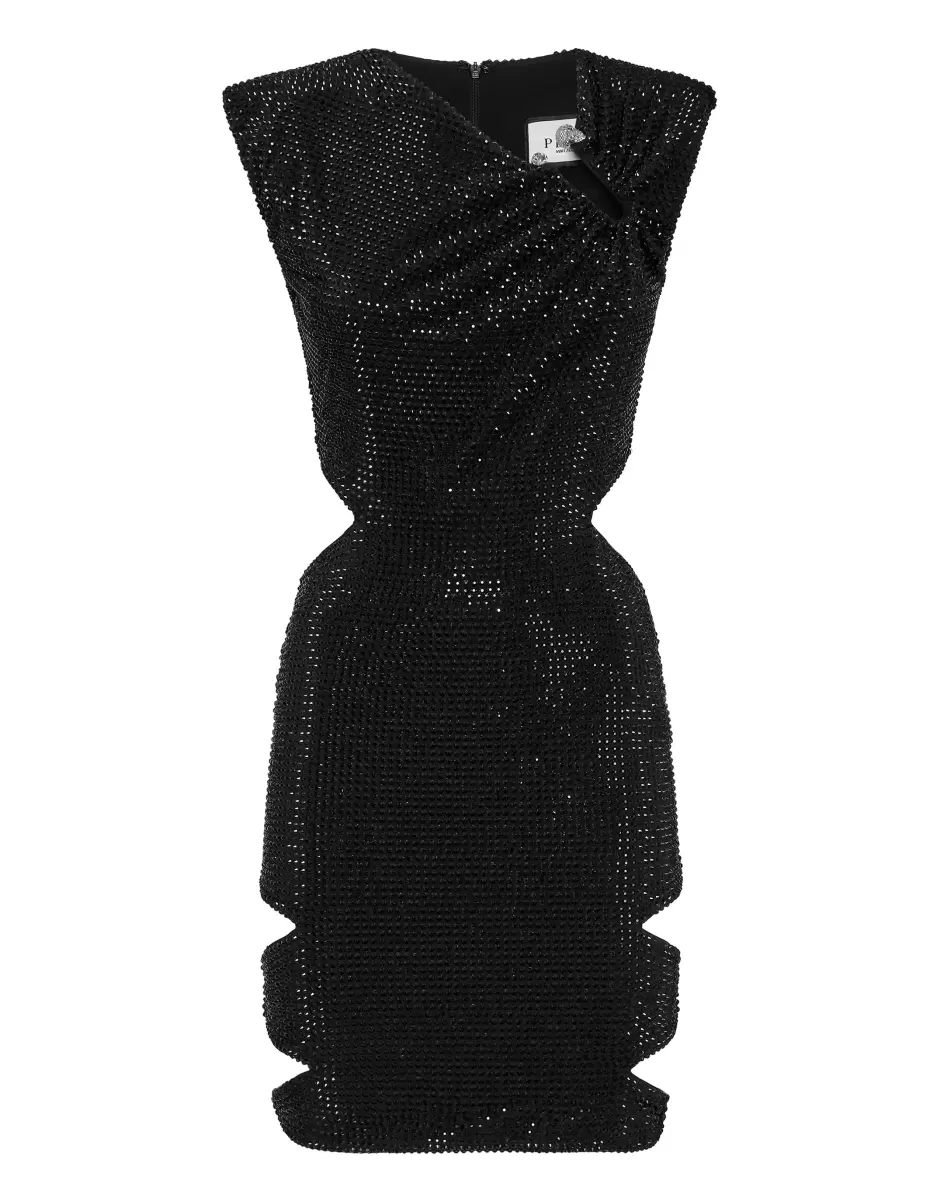 Produktstandard Kleider Mini Dress Crystal Philipp Plein Damen Black