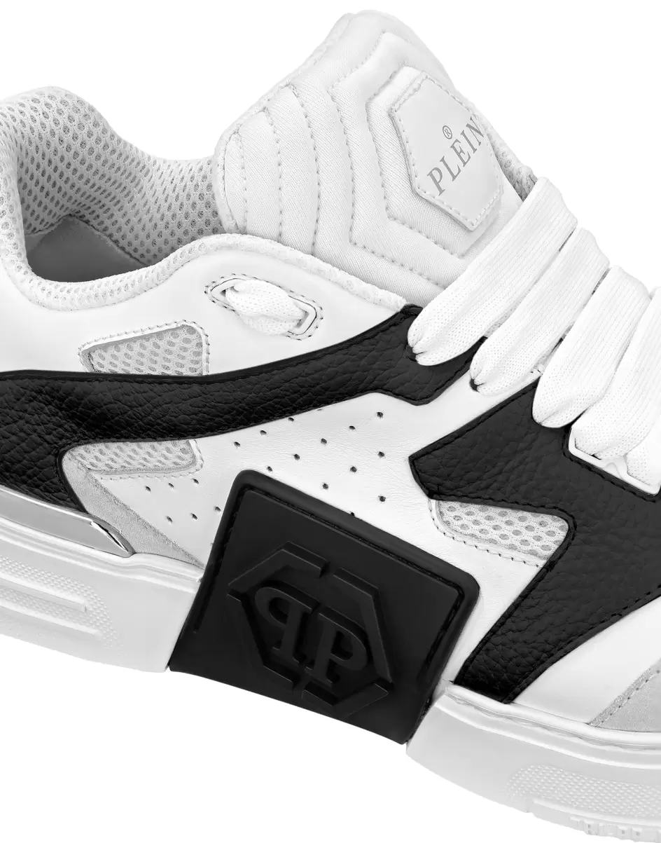 Damen Lo-Top Sneakers Phantom $Treet White / Black Sneakers Technologie Philipp Plein - 4