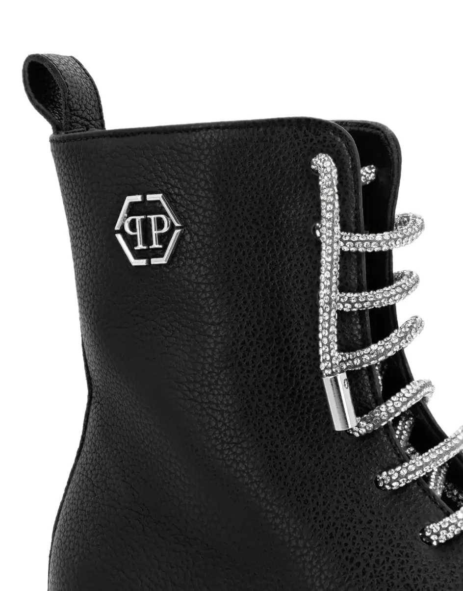 Popularität Black Boots & Stiefeletten Boots Army Damen Philipp Plein - 2