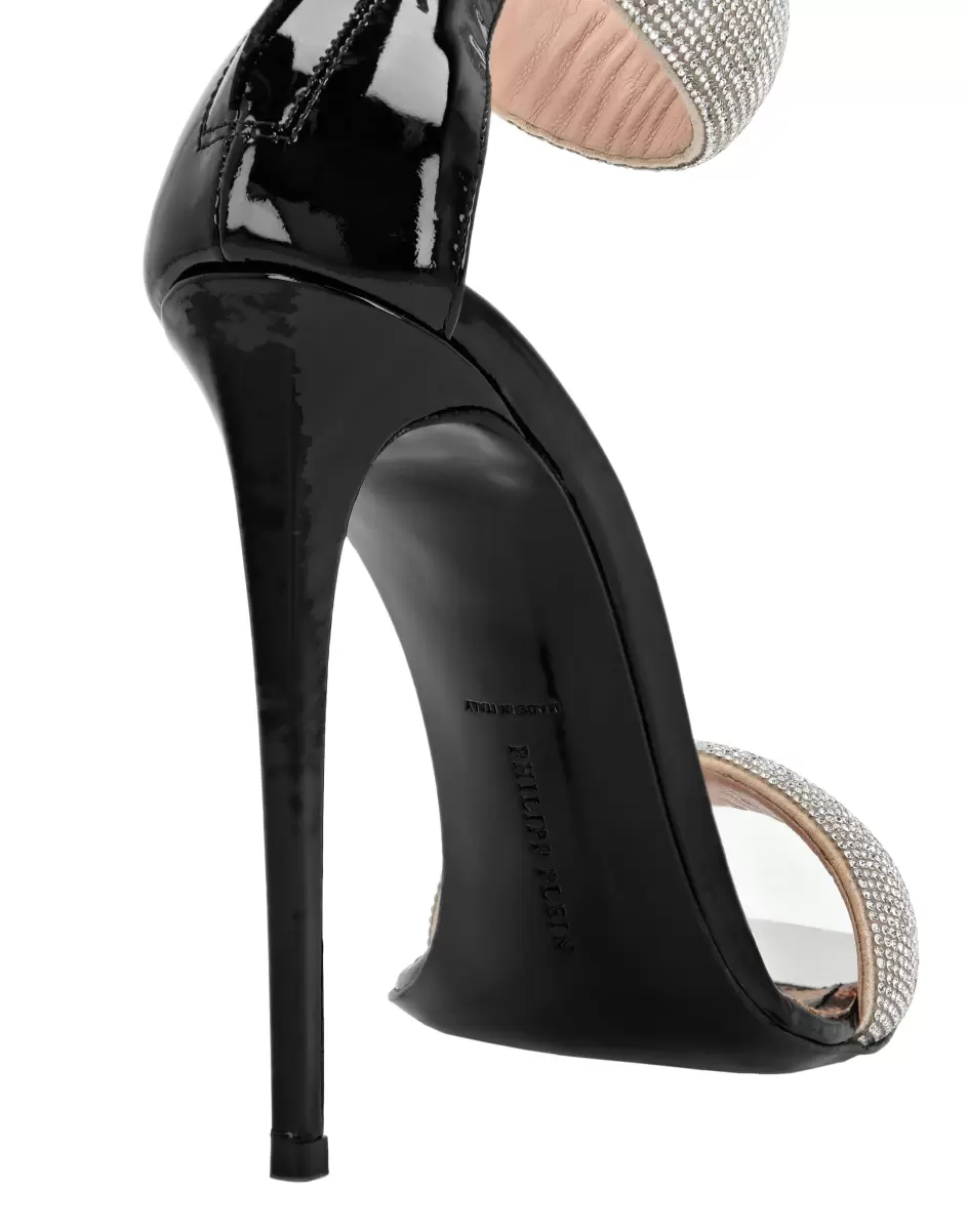 Philipp Plein Preisverhandlung Black Damen Pumps Sandals Hi-Heels Crystal - 2