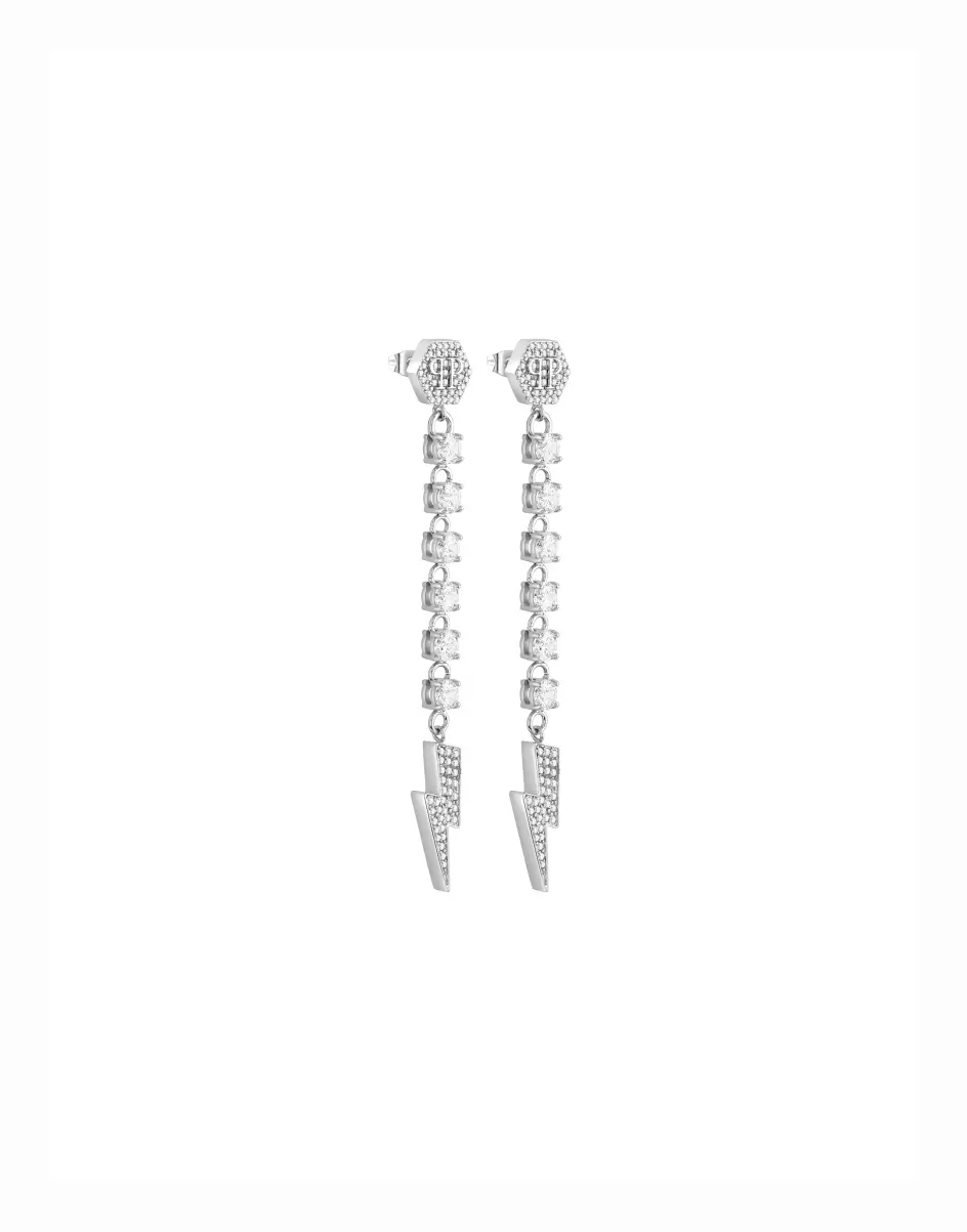 Uhren & Schmuck Beschaffung Damen Philipp Plein Thunder Lady Earrings Crystal - 1