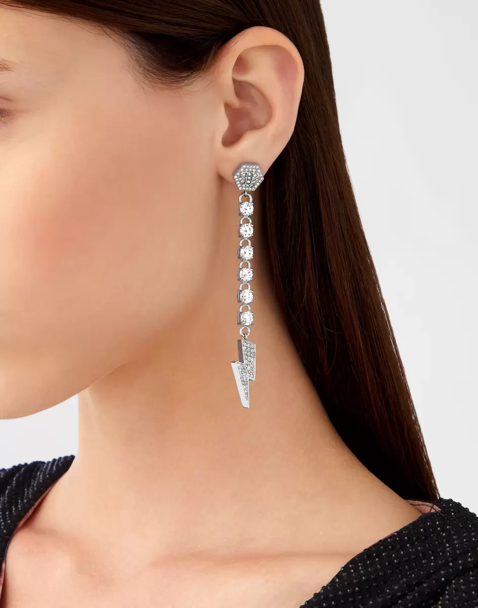 Uhren & Schmuck Beschaffung Damen Philipp Plein Thunder Lady Earrings Crystal - 3