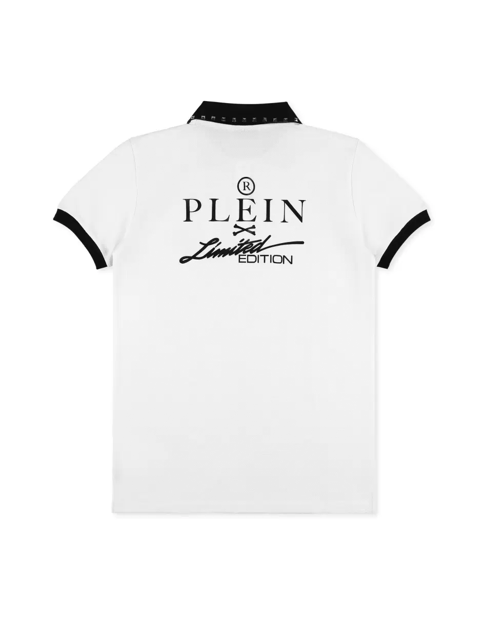 Bekleidung Modell White Kinder Philipp Plein Polo Shirt - 1