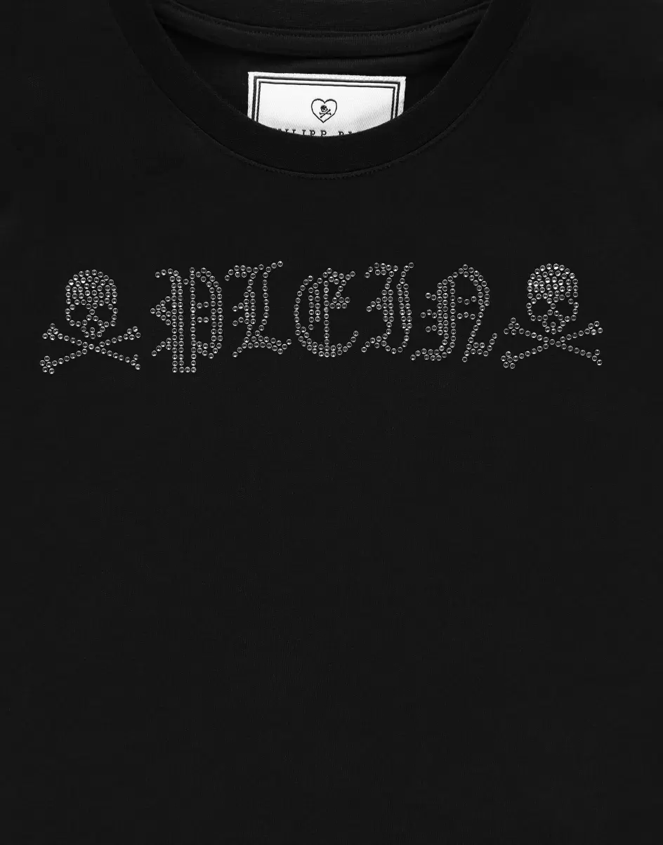 Philipp Plein Kinder Black Bekleidung T-Shirt Short Sleeve Konsumgut - 2