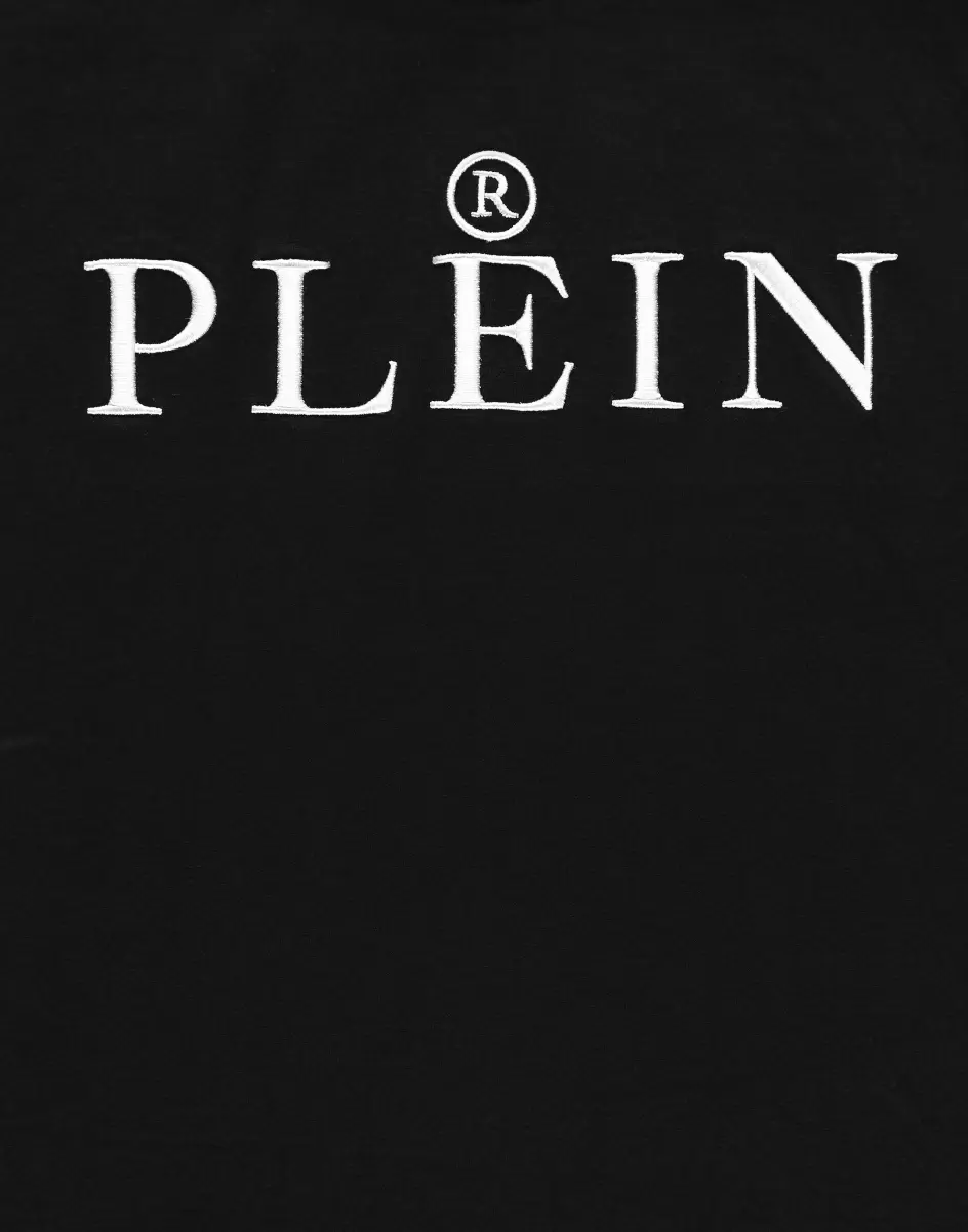 Philipp Plein Kinder Bekleidung Maxi T-Shirt Black Material - 2
