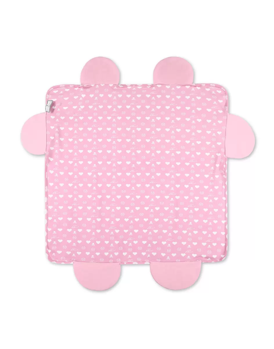 Rose / Pink Blanket Accessoires Philipp Plein Lagerbestand Kinder - 1