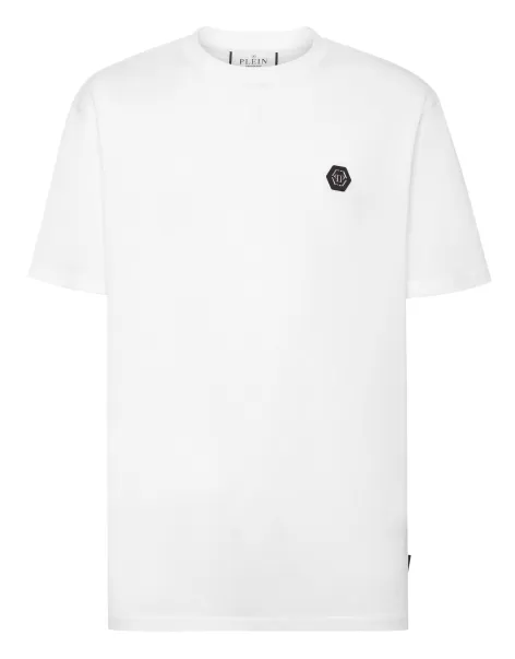 T-Shirt White T-Shirt Round Neck Ss Gothic Plein Ware Herren Philipp Plein