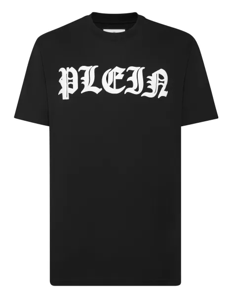 Rabatt T-Shirt Herren T-Shirt Round Neck Ss Gothic Plein Black Philipp Plein
