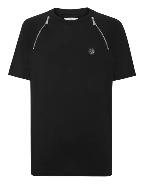 T-Shirt Round Neck Ss Ausfahrt Black T-Shirt Philipp Plein Herren