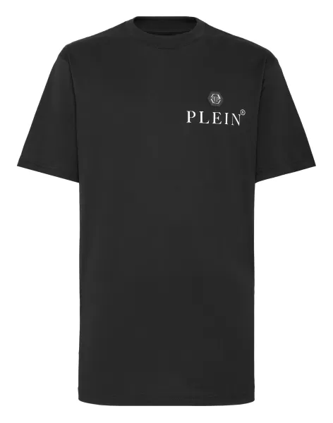 Herren Philipp Plein T-Shirt Round Neck Ss Hexagon T-Shirt Black Vielseitigkeit