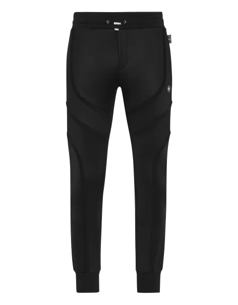 Qualität Herren Black Philipp Plein Street Couture Jogging Trousers Basic