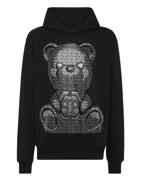 Treuerabatt Black Street Couture Hoodie Sweatshirt 3D Teddy Philipp Plein Herren
