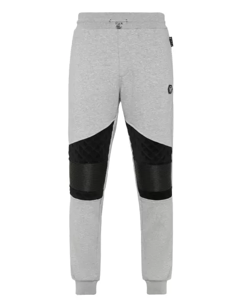 Jogging Trousers Grey Street Couture Verkauf Herren Philipp Plein